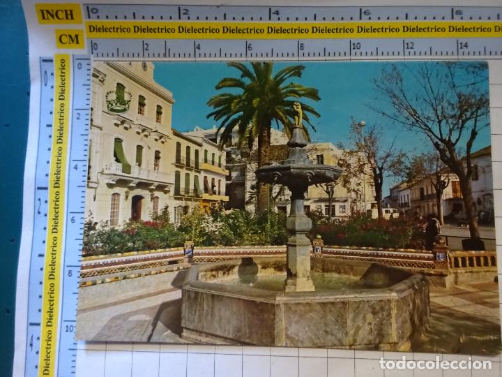 Postales: POSTAL DE M&Aacute;LAGA. A&Ntilde;O 1975. COIN DETALLE DE LA PLAZA. 5253 CORONA . 206