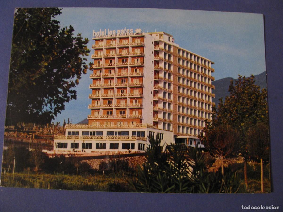 Postales: POSTAL DE BENALMADENA. HOTEL LOS PATOS. CIRCULADA.
