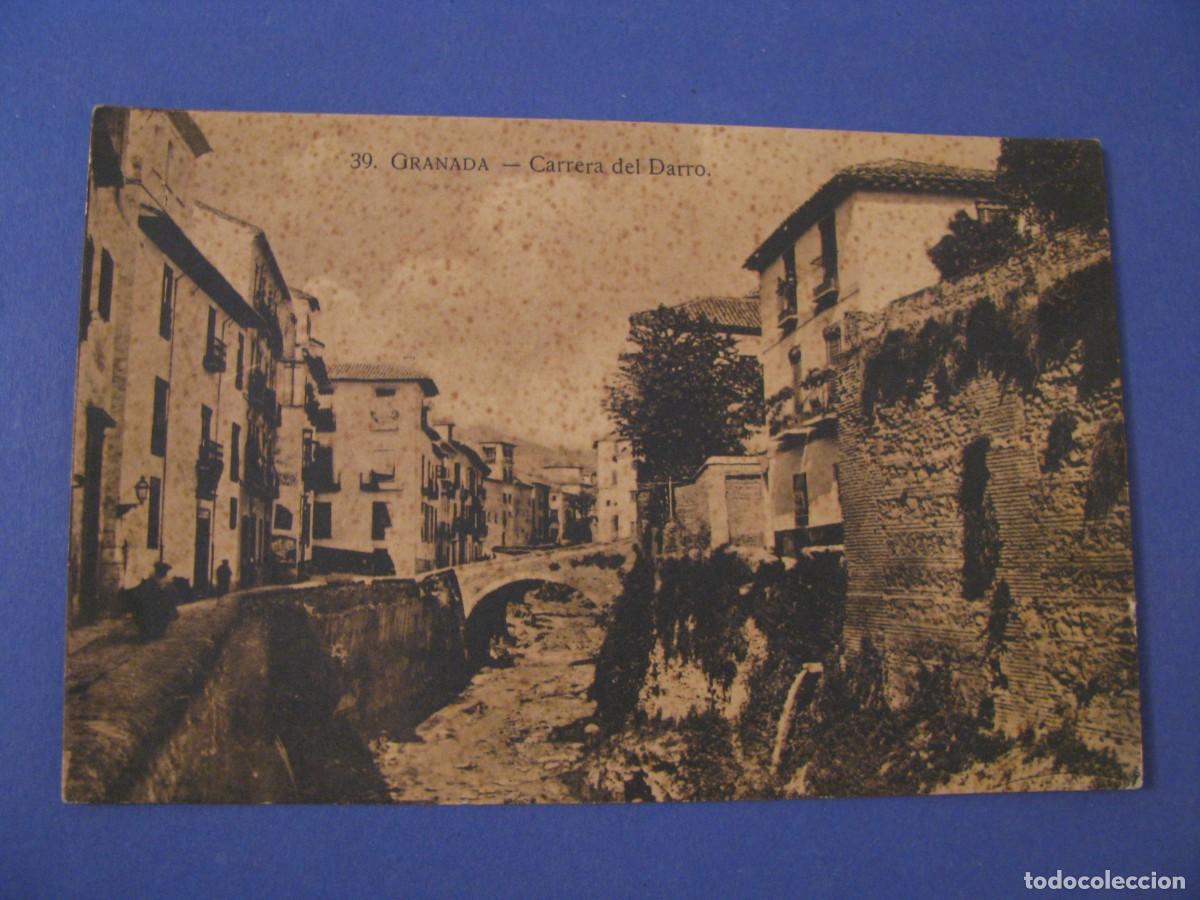 Postales: POSTAL DE GRANADA. CARRERA DEL DARRO. ABELARDO LINARES. - Foto 1