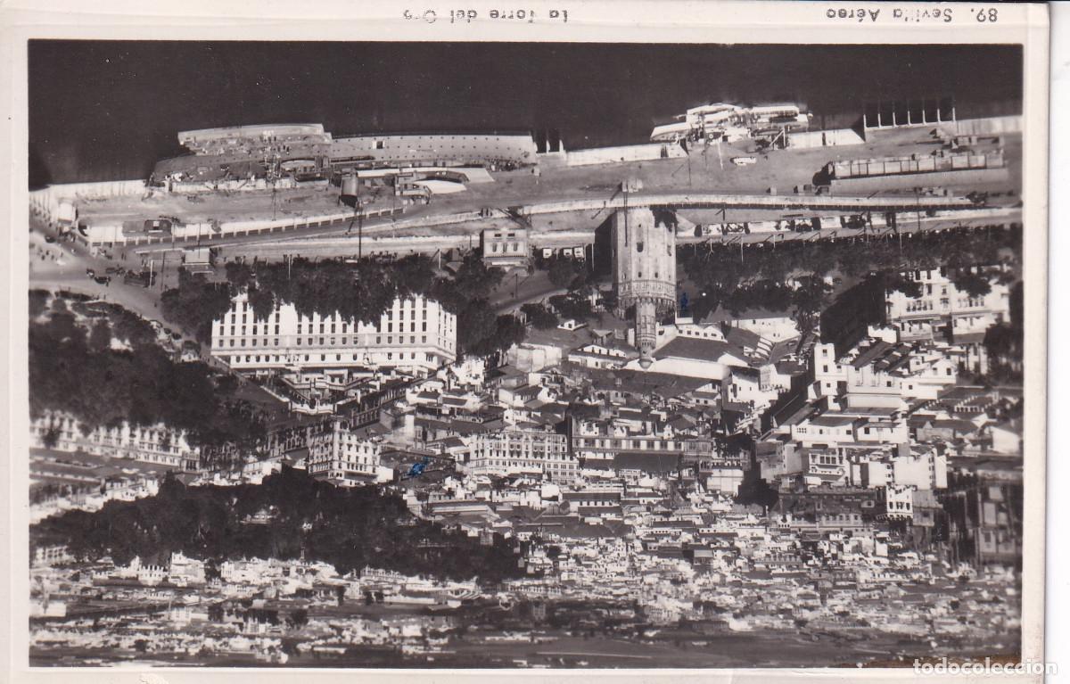 Postales: SEVILLA AEREA TORRE DEL ORO - Foto 1