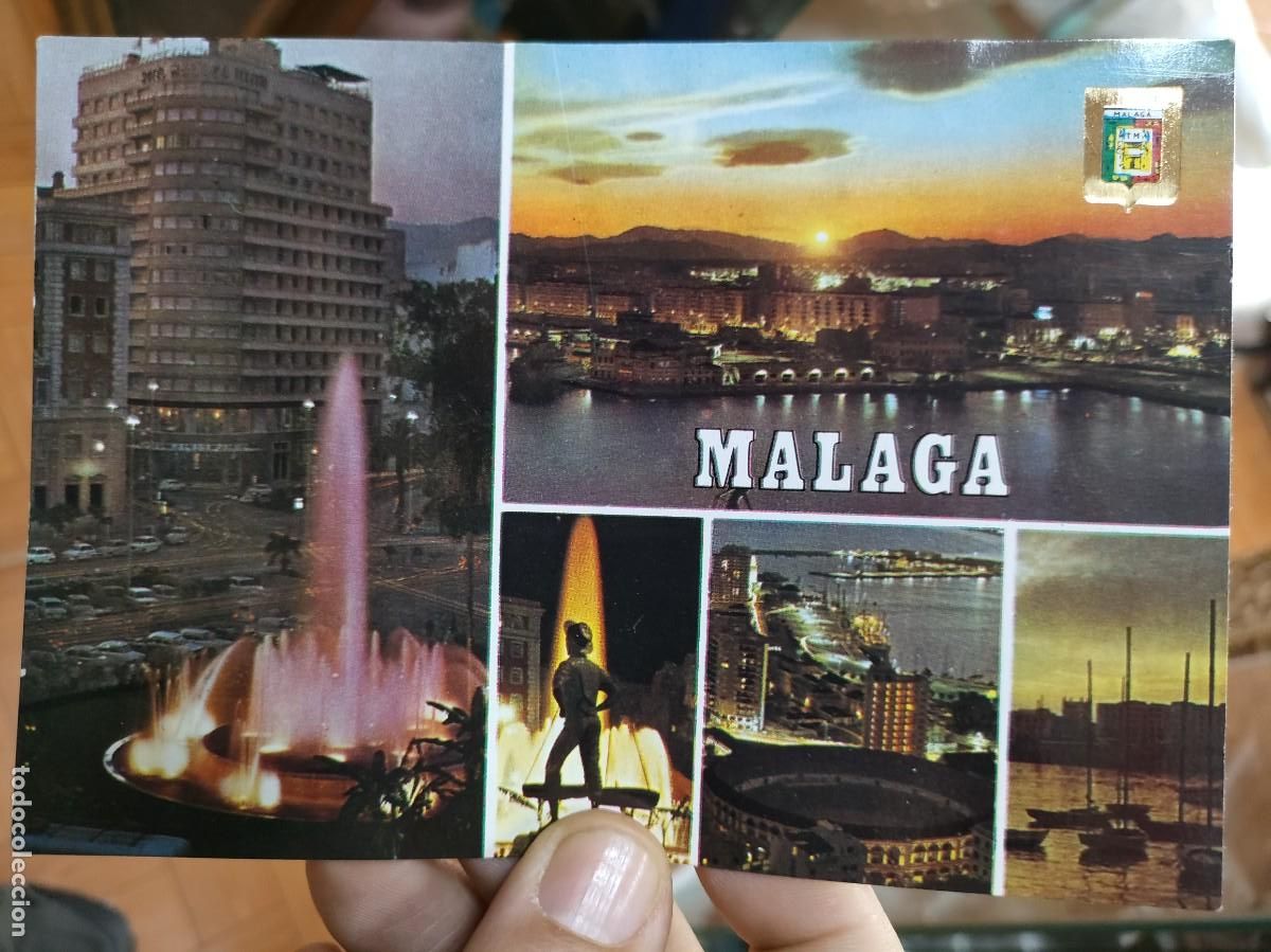 Postales: Postal MALAGA Costa del Sol Diversos Aspectos N 82 DOM&Iacute;NGUEZ S/C
