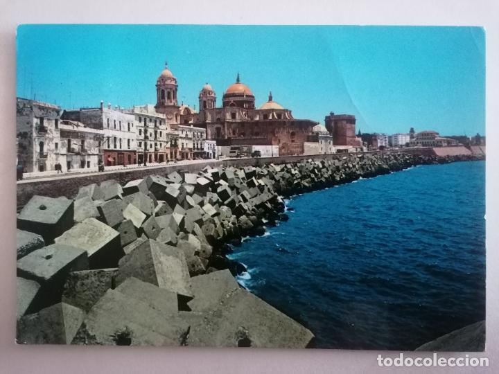 Postales: POSTAL CADIZ, CATEDRAL Y MURALLAS DEL SUR, N&ordm; 53