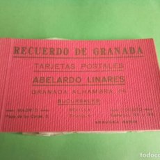Postales: GRANADA LIBRITO 20 POSTALES RECUERDO DE GRANADA EDITADO POR ABELARDO LINARES. Lote 391152994