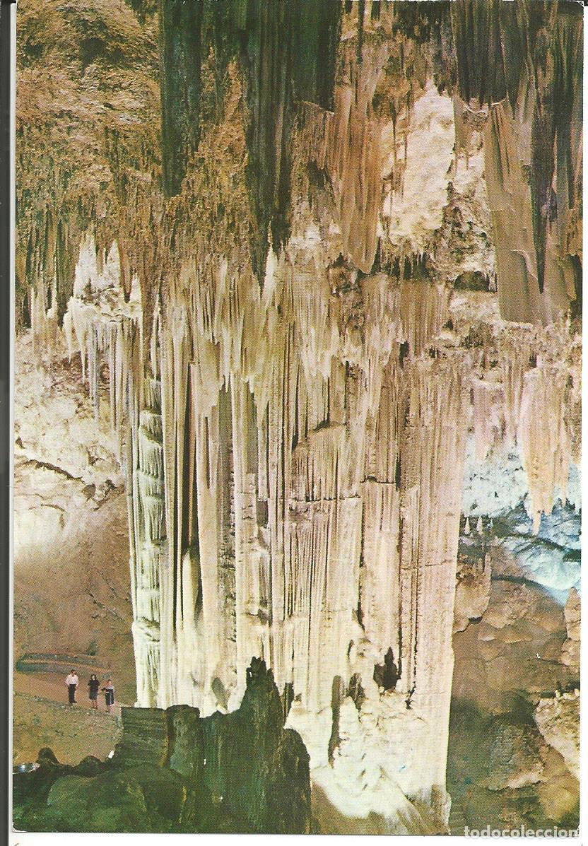 Postales: POSTAL CUEVA DE NERJA (MALAGA) - GRAN COLUMNA SALA CATACLISMO - FOURNIER 1964 S/USAR