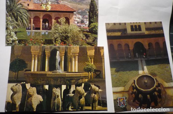 Postales: lote postales granada alhambra - Foto 1