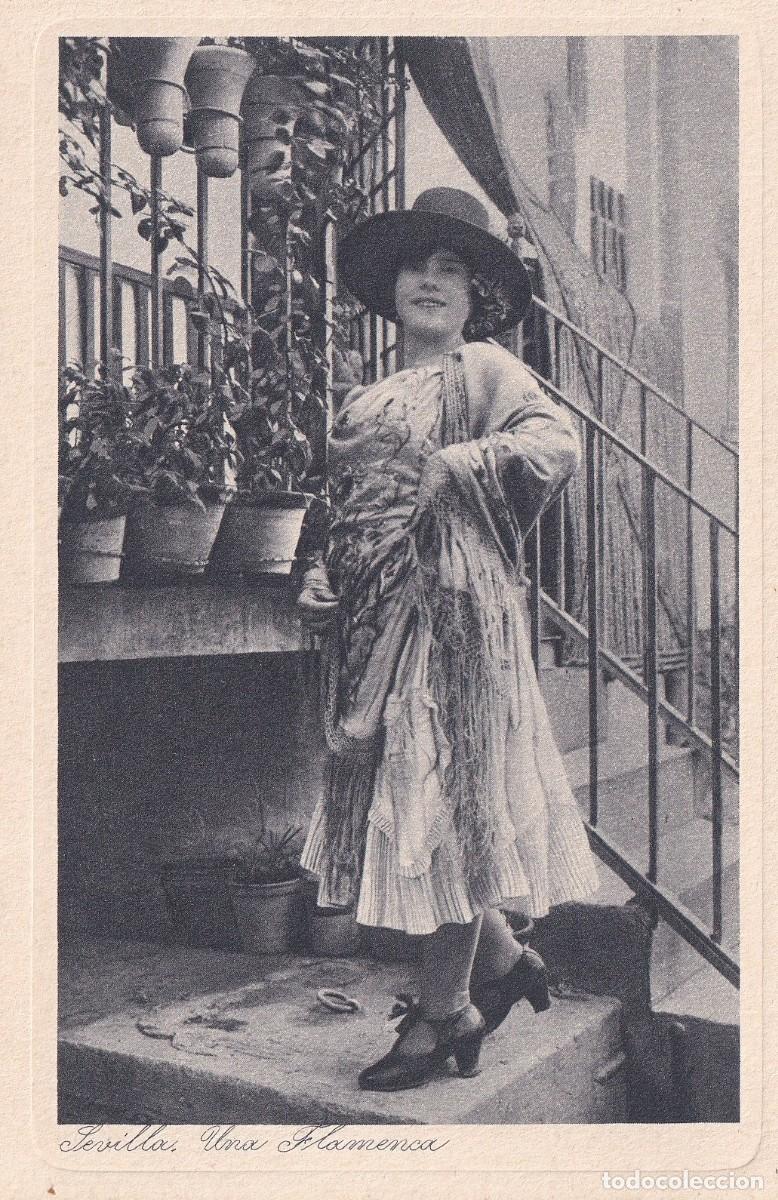 Postales: SEVILLA - UNA FLAMENCA - Foto 1