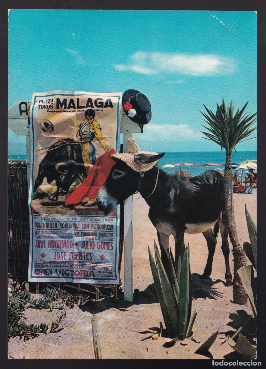 Postales: Costa del Sol. *Playa* Ed. Beascoa n&ordm; 971. Circulada 1964.