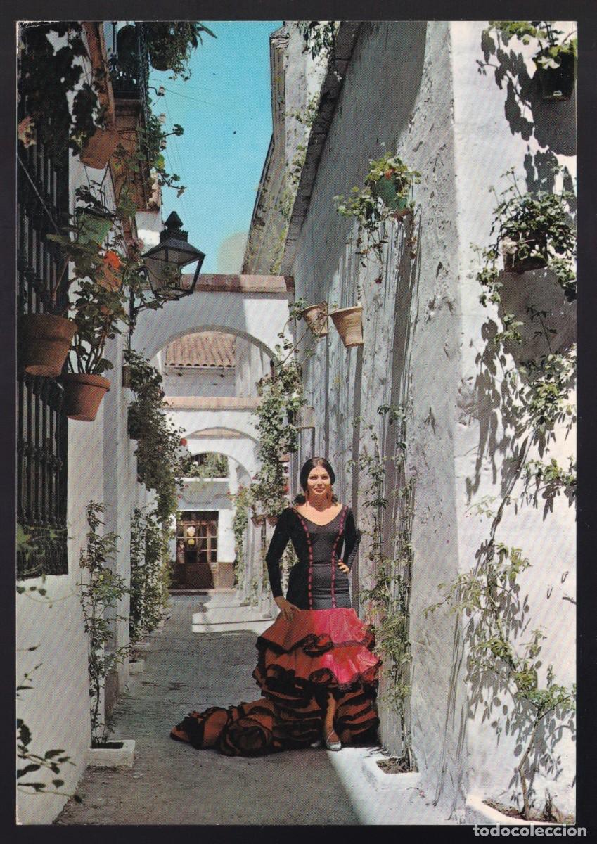 Postales: Espa&ntilde;a T&iacute;pica. *Calle T&iacute;pica Andaluza* Ed. Costa del Sol n&ordm; 1412. Circulada.