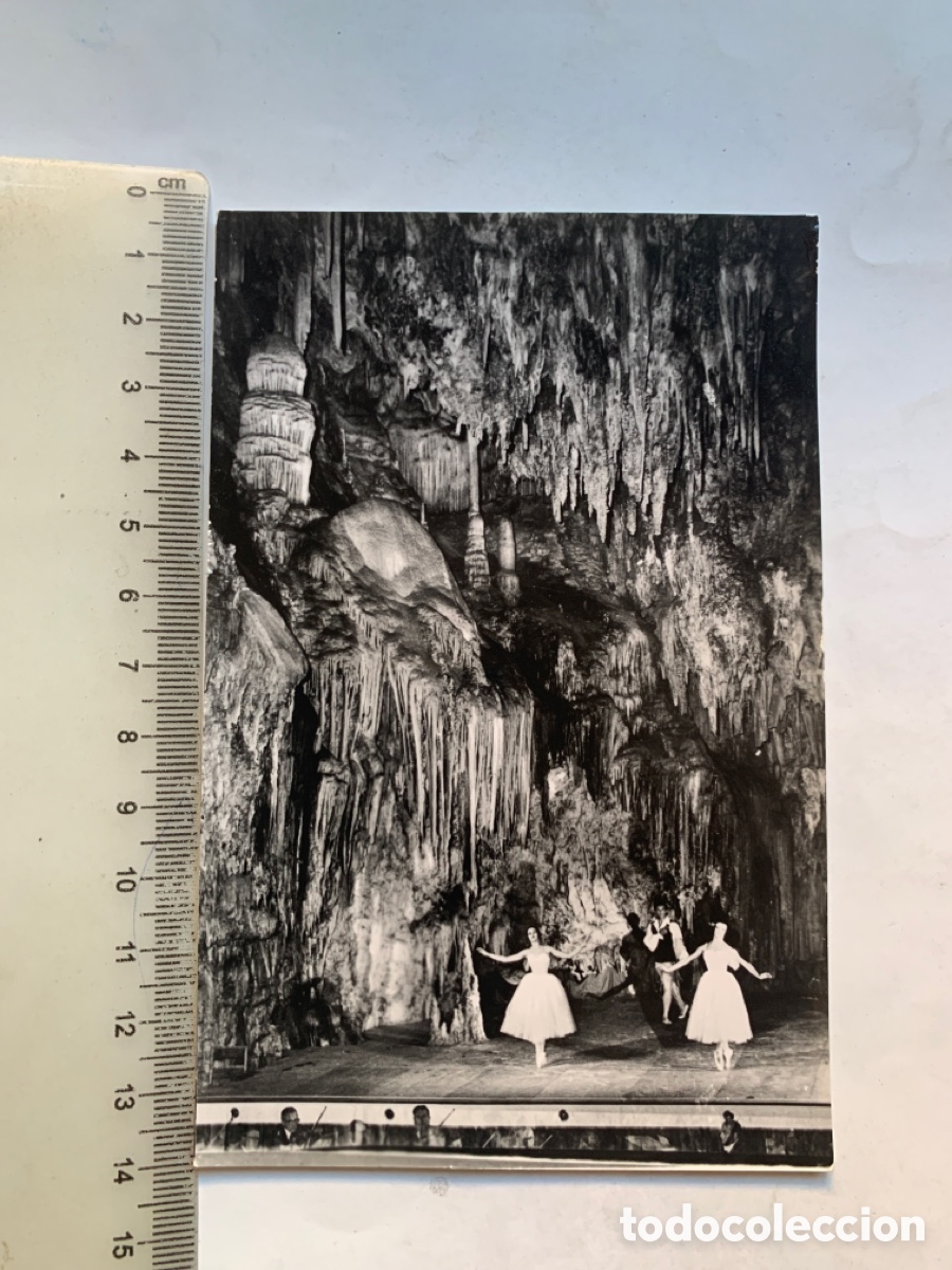 Postales: POSTAL. CUEVA DE NERJA. MALAGA. ACTUACION BALLET DE LA TOUR DE PARIS. EDIC. SOM-CEREZO. 1961.
