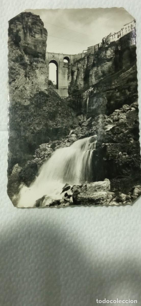 Postkarten: POSTAL RONDA PUENTE NUEVO DEL TAJO Y CASCADA CIRCULADA