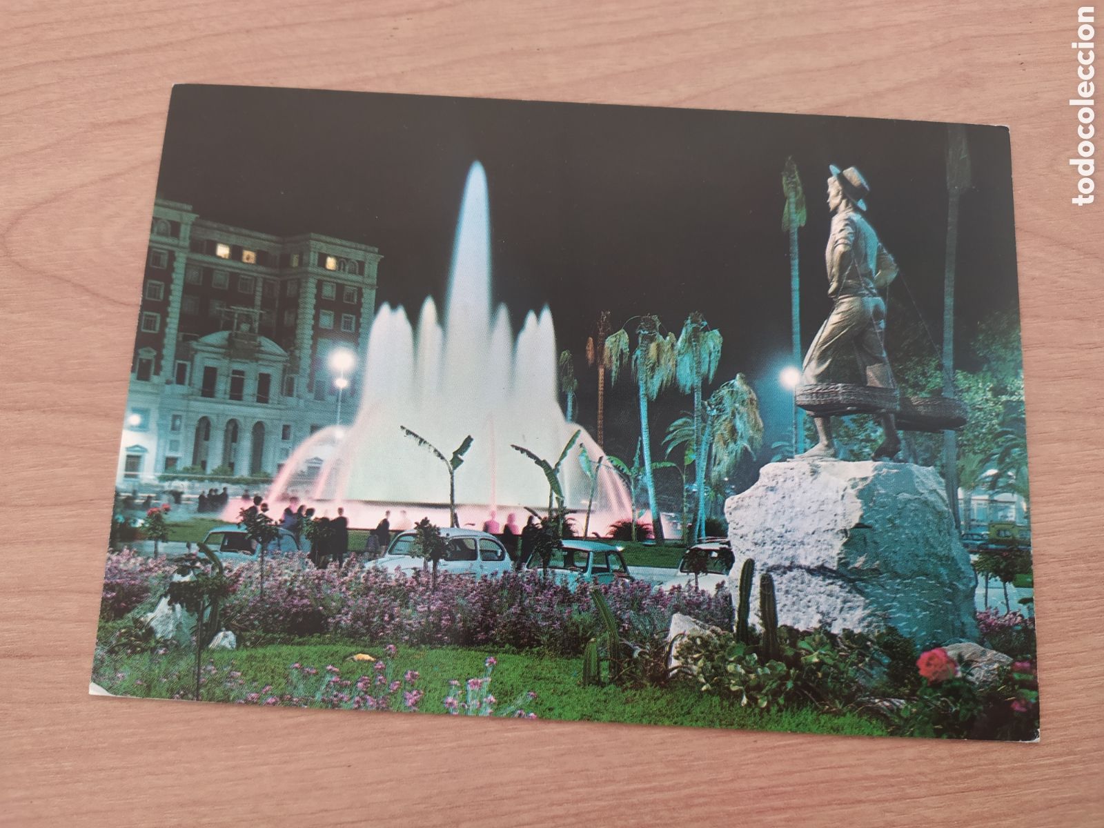 Postales: MALAGA N&ordm; 57 - FUENTE DE LA MARINA - ED. GARCIA GARRABELLA - CIRCULADA EN 1965