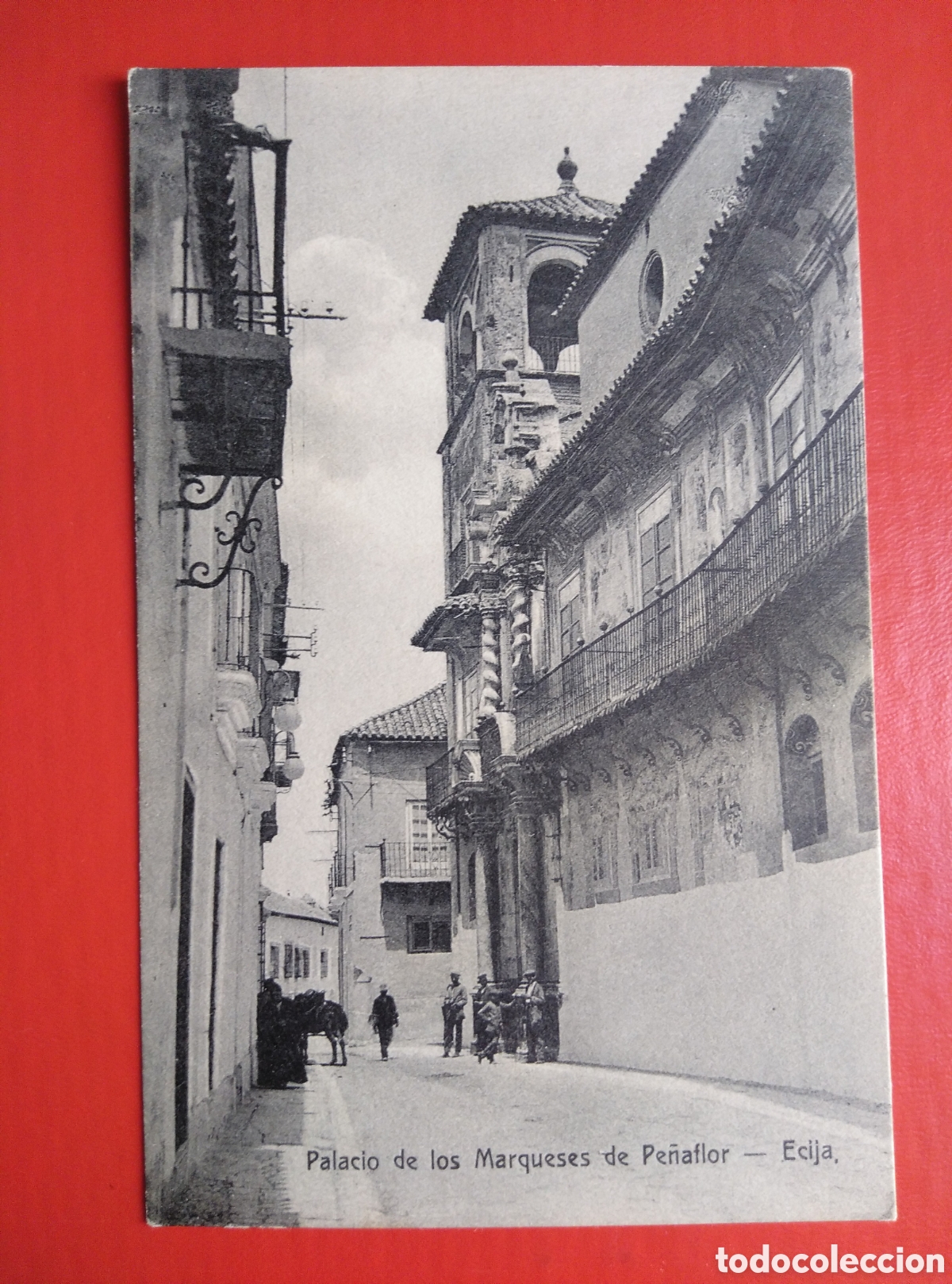 Postkarten: PALACIO DE LOS MARQUESES DE PE&Ntilde;AFLOR (ECIJA). Castellano Librero.