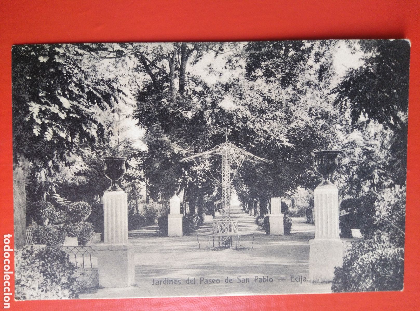 Postkarten: JARDINES DEL PALACIO DE SAN PABLO (ECIJA). Castellano Librero.