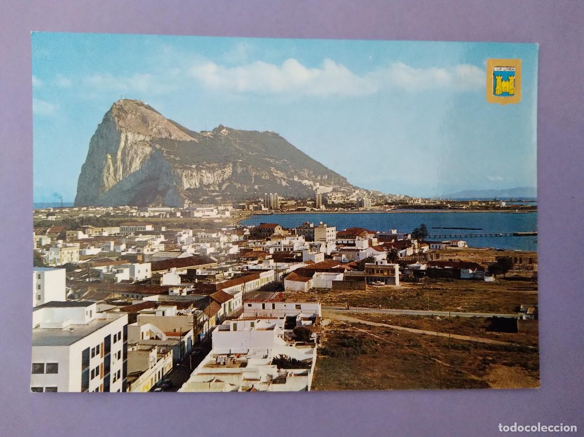 Postales: TARJETA POSTAL 50 LA LINEA CADIZ AL FONDO EL PE&Ntilde;ON DE IFACH NO ESCRITA SIN SELLO T108