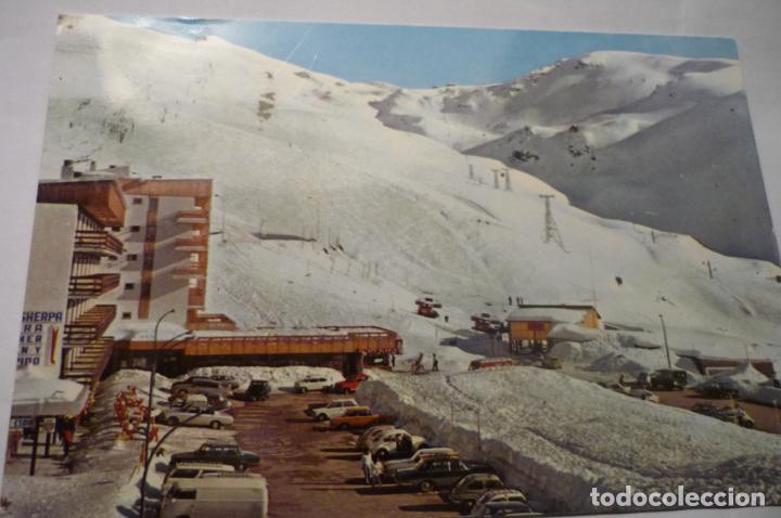 Postales: postal sierra nevada -pl.prado llano fondo lomas del dilar y pico veleta circulada