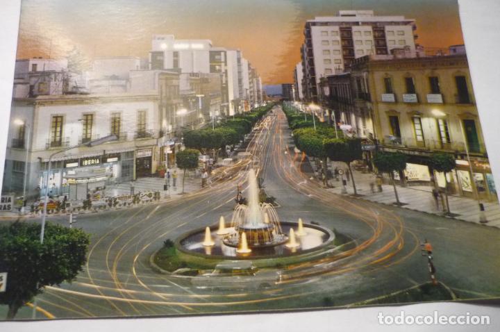 Postales: POSTAL ALMERIA PUERTA PURCHENA Y GENERALISIMO ATARDECER