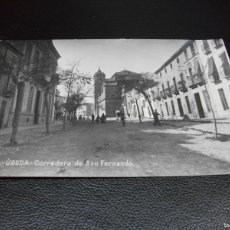 Postales: TARJETA POSTAL FOTOGRÁFICA DE ÚBEDA JAÉN Nº 7529 CORREDERA DE SAN FERNANDO