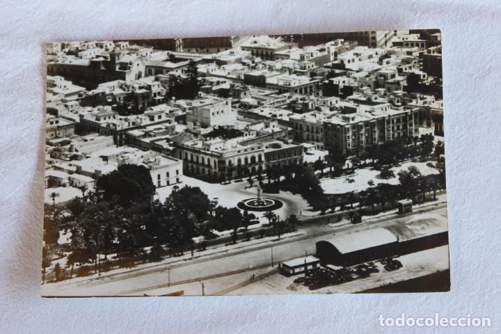 Postales: POSTAL ALMERIA VISTA PARCIAL DESDE AVION A&Ntilde;OS 70