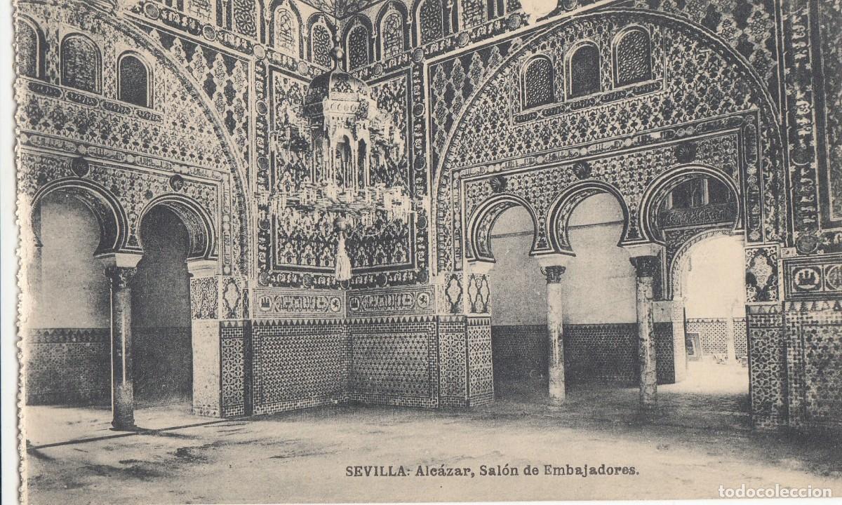 Postkarten: (272) POSTAL SEVILLA - Alc&aacute;zar, Sal&oacute;n de Embajadores - Hauser y Menet - S/CIRCULAR.