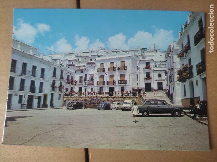Postales: COMPETA PLAZA GENERALISIMO MALAGA ED SOM CEREZO 562 SC ANIMADA COCHES SEAT CLASICOS