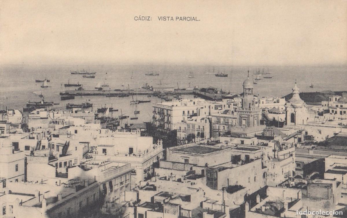 Postkarten: (1640) POSTAL CADIZ- Vista parcial - HAUSER Y MENET - S/CIRCULAR