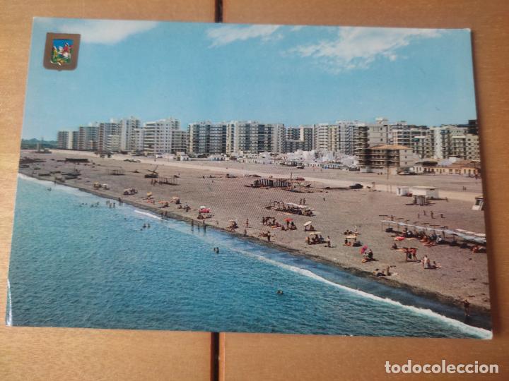 Postales: TORRE DEL MAR CALLE PLAYA ED ESCUDO ORO 34 SC ANIMADA