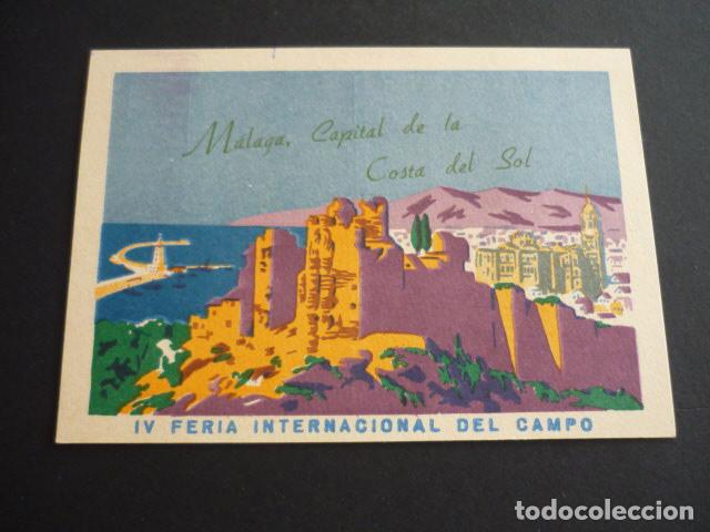 Postcards: MALAGA CAPITAL DE LA COSTA DEL SOL IV FERIA INTERNACIONAL DEL CAMPO