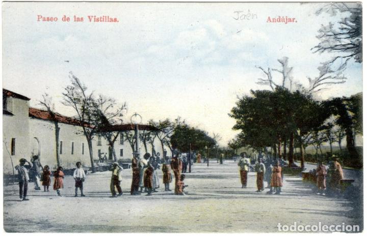 Postcards: PRECIOSA POSTAL - ANDUJAR (JAEN) - PASEO DE LAS VISTILLAS - HIJOS DE LUIS DELGADO (ANDUJAR)