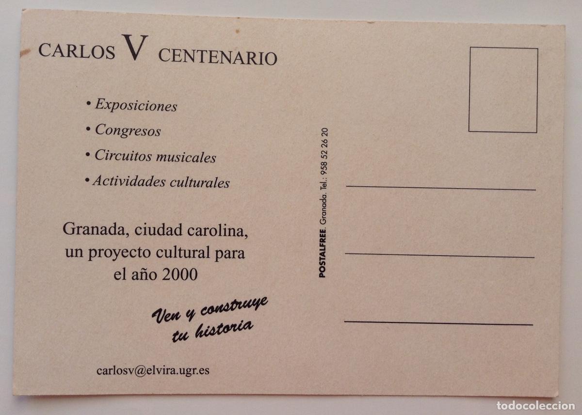 Postales: Carlos V Centenario Granada 2000 E-RO TO - Foto 2