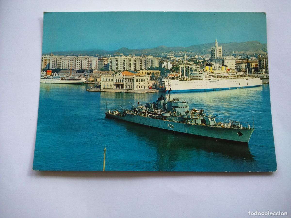 Postales: POSTAL -- MALAGA - PUERTO -- USADA --