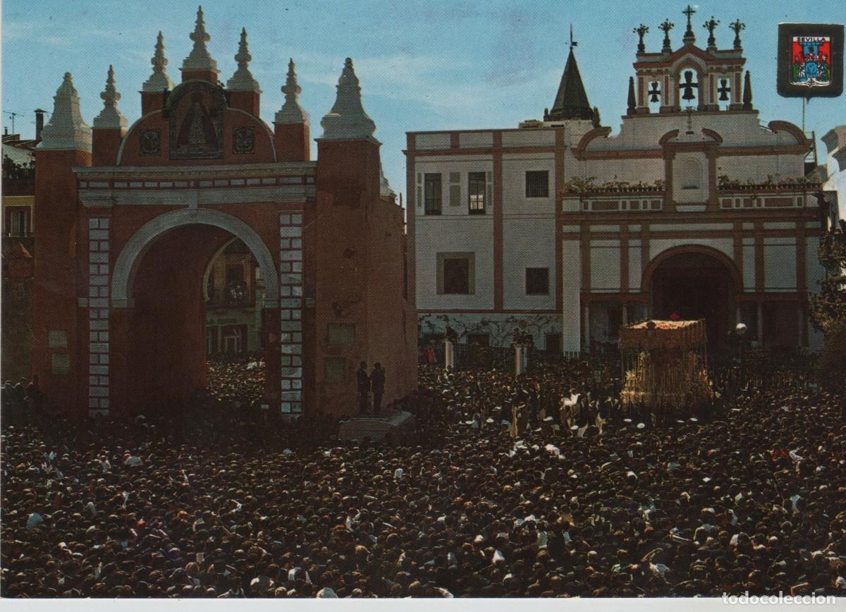 Postales: POSTAL BASILICA Y ARCO DE LA MACARENA-SEVILLA