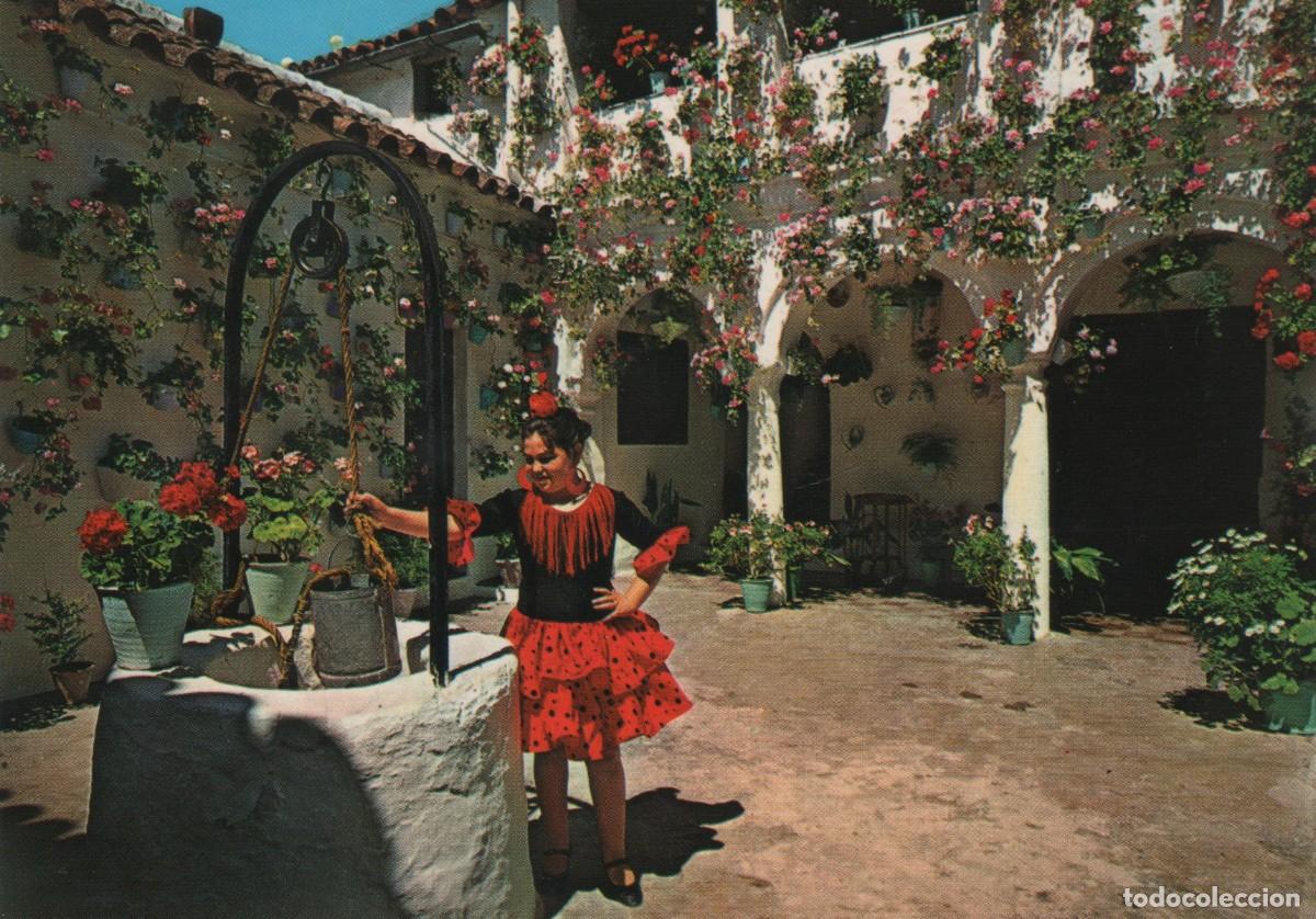 Postales: POSTAL-PATIO EN ALCAZAR VIEJO-CORDOBA