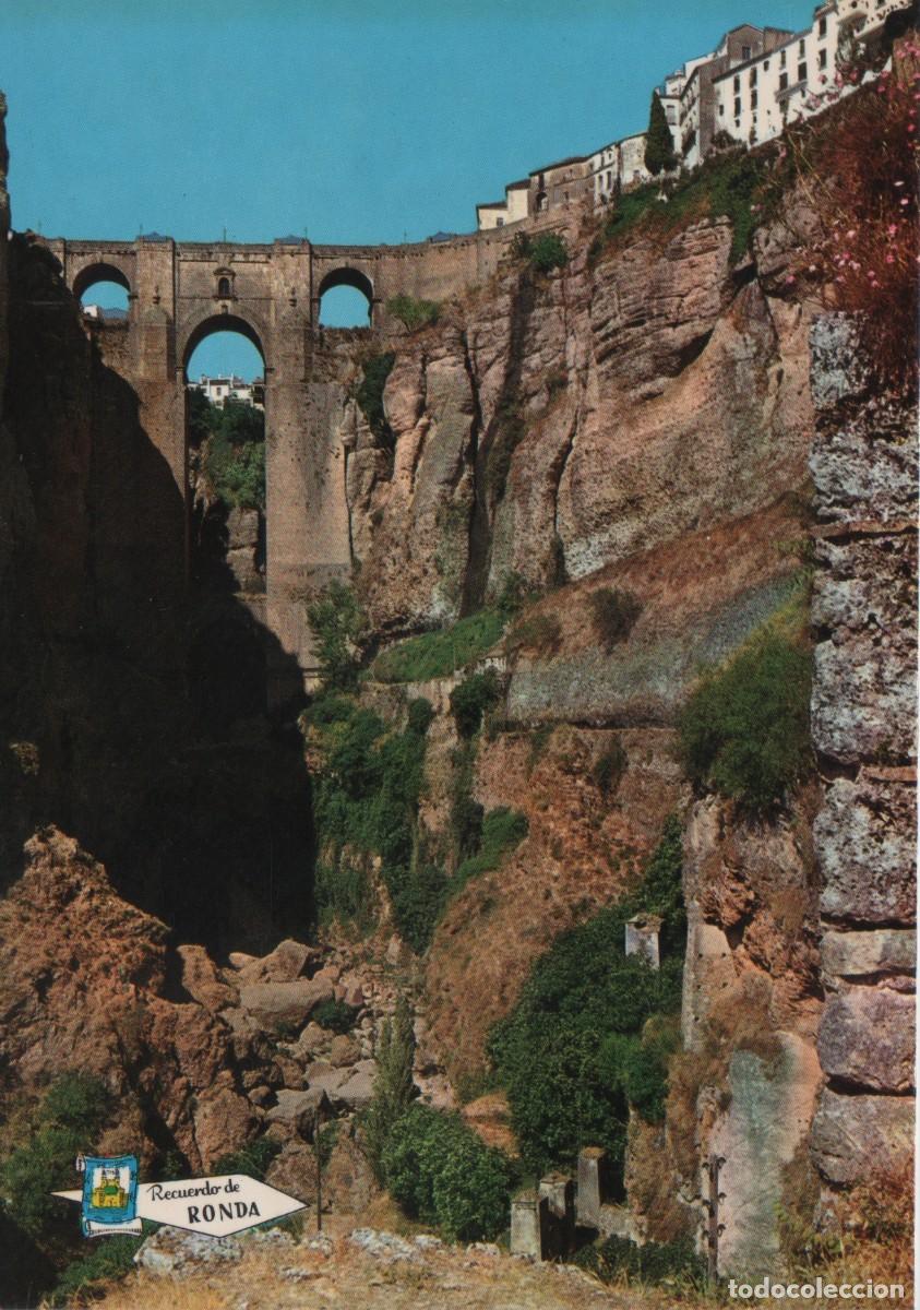 Postales: POSTAL-PUENTE VIEJO-RONDA-MALAGA