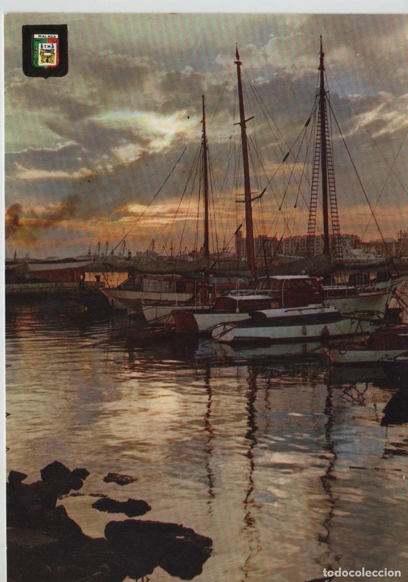 Postales: POSTAL-PUERTO-MALAGA