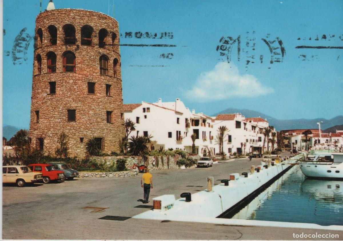 Postales: POSTAL-PUERTO-MARBELLA-MALAGA
