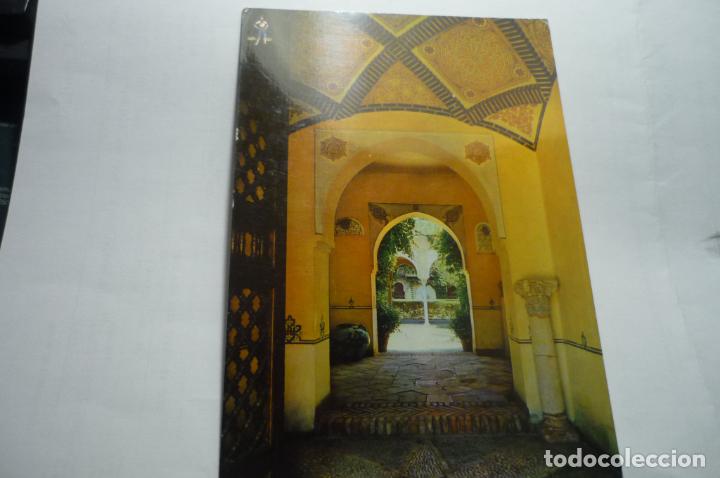 Postales: postal malaga alcazaba detalle