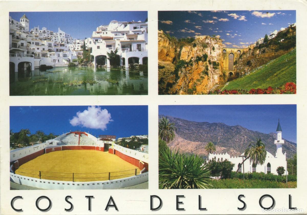 Postales: N&ordm; 1730-COSTA DEL SOL. Diversos aspectos. Circulada en 1999. EDICIONES 07 C.B.