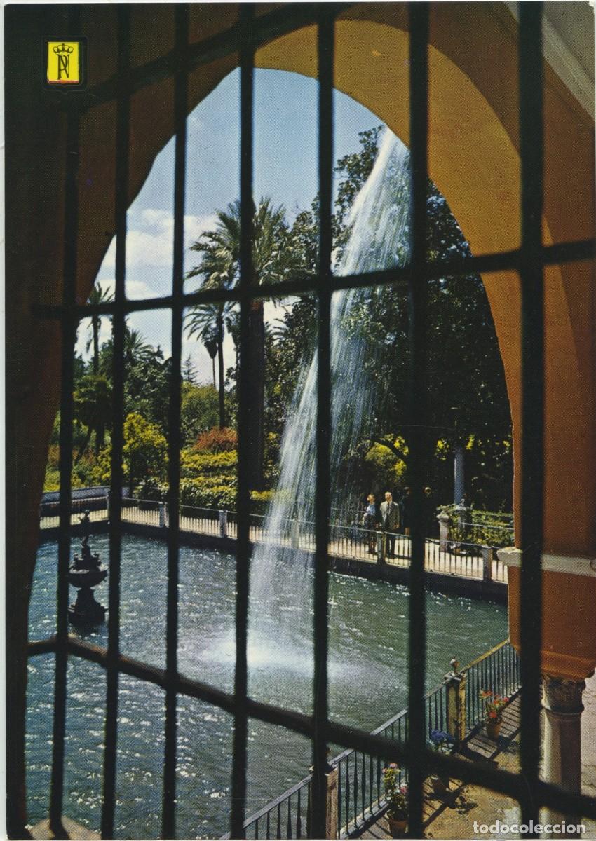 Postales: N&ordm; 9-SEVILLA. Reales Alc&aacute;zares. Los jardines. Sin circular. EDITORIAL PATRIMONIO NACIONAL