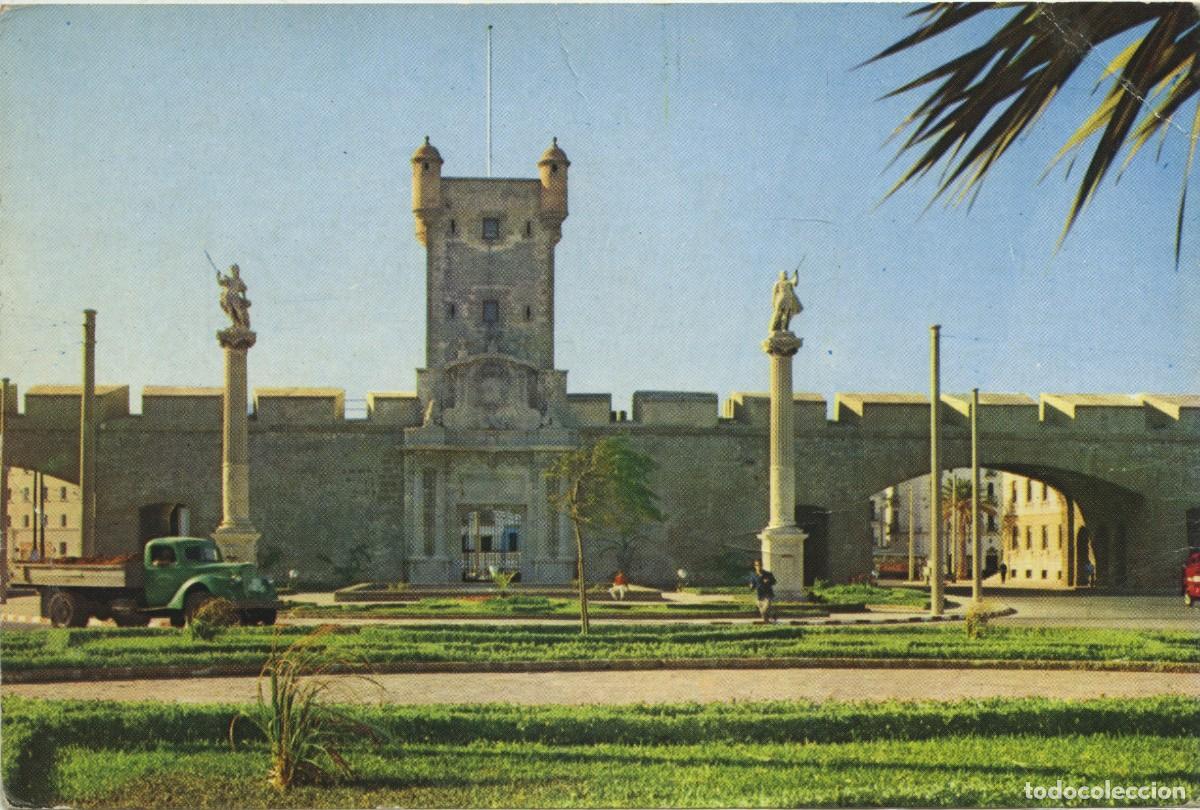 Postales: SERIE D-218-C&Aacute;DIZ. Puerta de Tierra. ED. FOTOCOLOR VALMAN