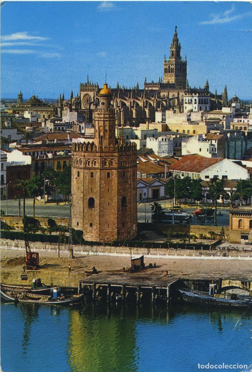 Postales: N&ordm; 558-SEVILLA. Vista parcial. ED. BEASCOA