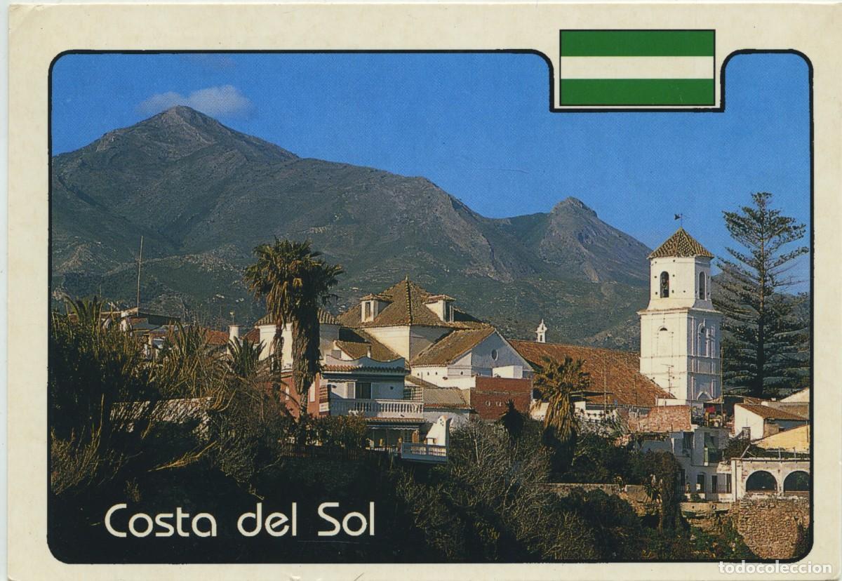 Postales: N&ordm; 31-COSTA DEL SOL. Pueblo Andaluz. Circulada en 1992. ED. L. DOM&Iacute;NGUEZ