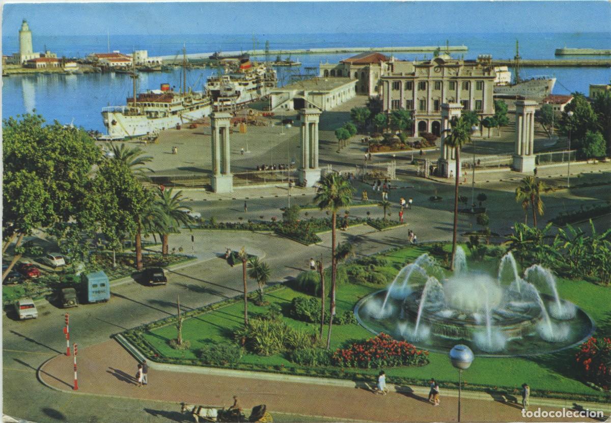 Postales: N&ordm; 79-M&Aacute;LAGA. Costa del Sol. Plaza Queipo de Llano. Circulada en 1975. ED. GARC&Iacute;A GARRABELLA Y C&Iacute;A