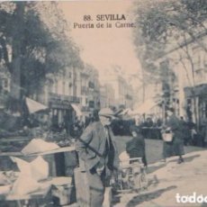 Postales: SEVILLA - PUERTA DE LA CARNE - JOSÉ BUSTILLO-GUERRA. Lote 401355349