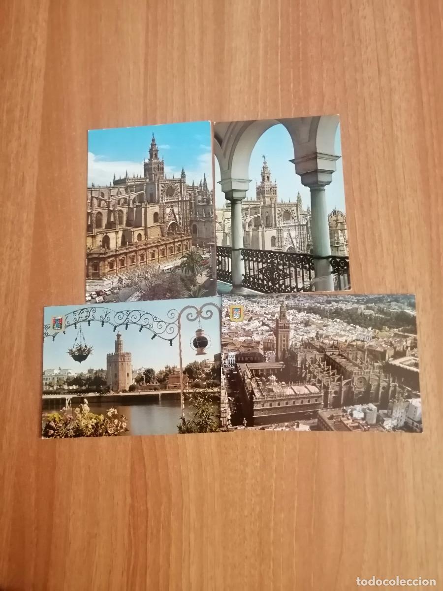 Postales: LOTE 4 POSTALES SEVILLA. - Foto 1