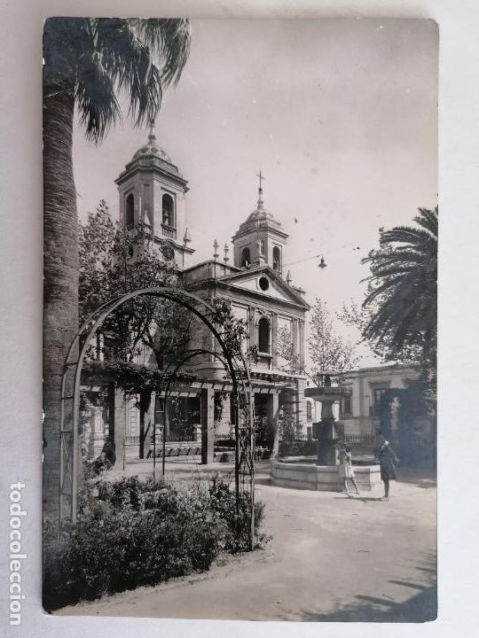Postales: POSTAL ALMERIA, PLAZA E IGLESIA DE SAN PEDRO, N&ordm; 1008