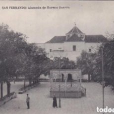 Postales: SAN FERNANDO (CÁDIZ) - ALAMEDA DE MORENO GUERRA - EDICIÓN GUILLERMO UHL. Lote 403154799