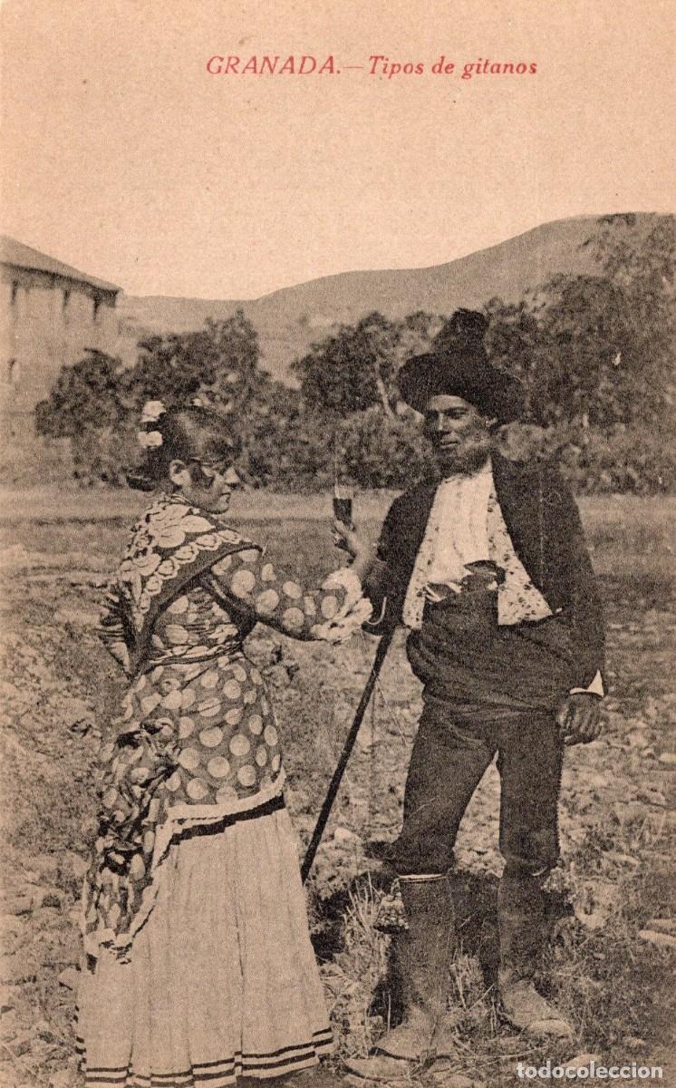 Postales: GRANADA. TIPOS DE GITANOS - Foto 1
