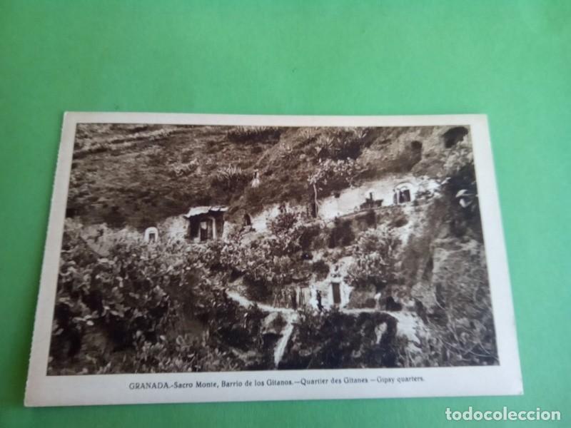 Postales: GRANADA , POSTAL ANTIGUA , BLANCO Y NEGRO - Foto 2