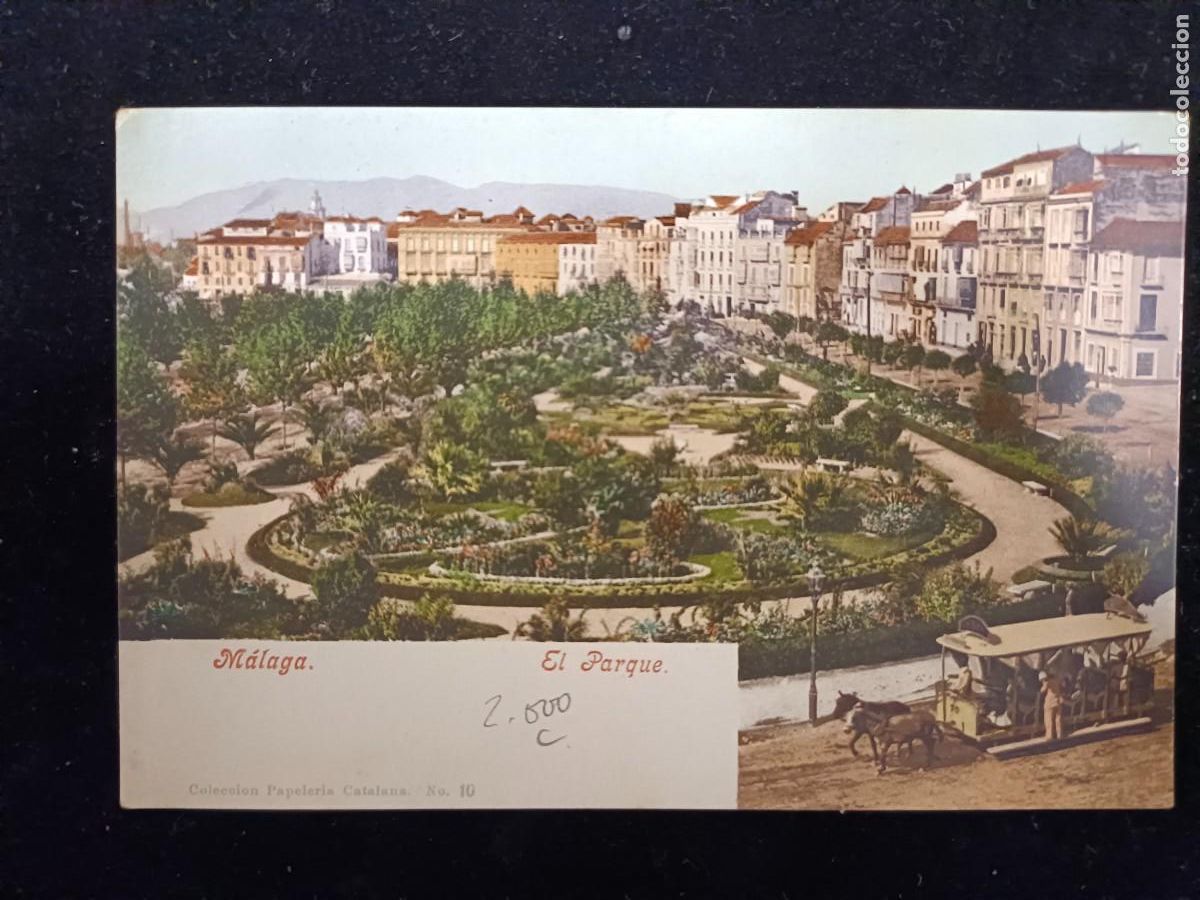 Postales: Antigua postal de malaga