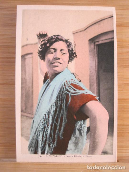 Postales: GRANADA-SACRO MONTE-GITANA-ROISIN-59-POSTAL ANTIGUA-(102.054)